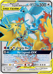 Moltres & Zapdos & Articuno-GX 66, Hidden Fates