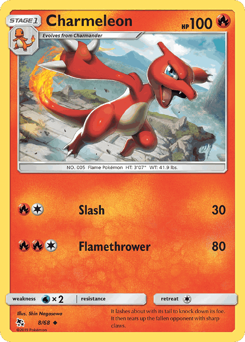Charmeleon Pokémon TCG card art