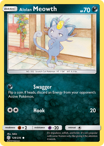 Alolan Meowth 128, Cosmic Eclipse