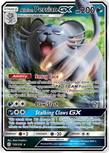 Alolan Persian-GX 129, Cosmic Eclipse