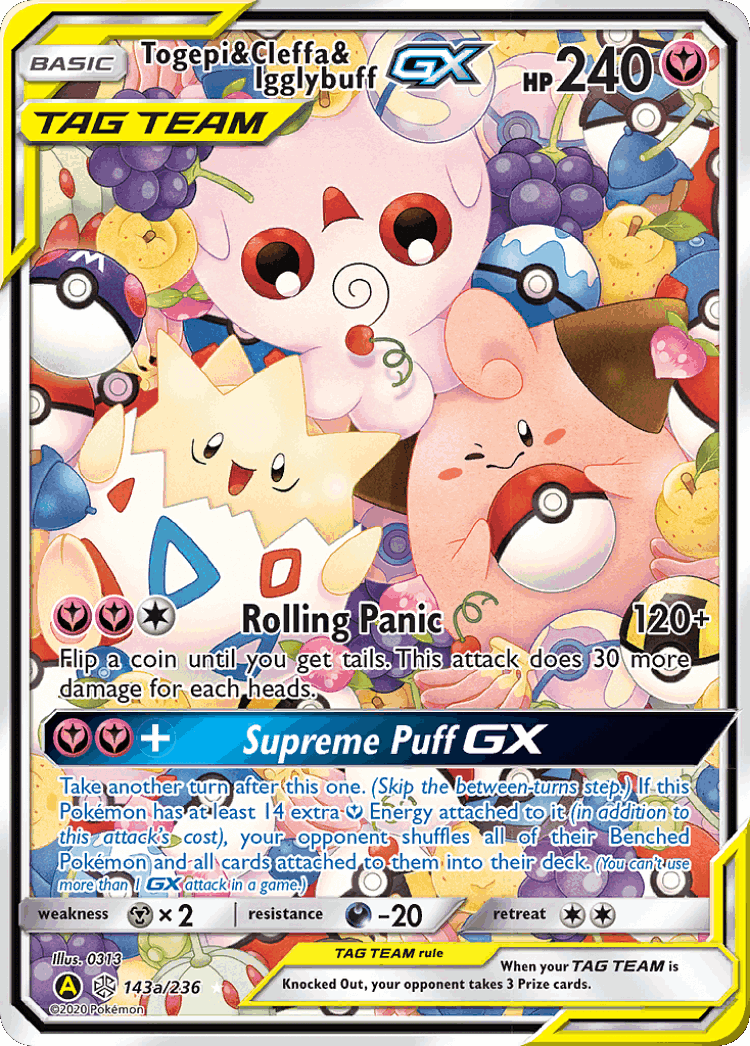 Togepi & Cleffa & Igglybuff-GX cover card