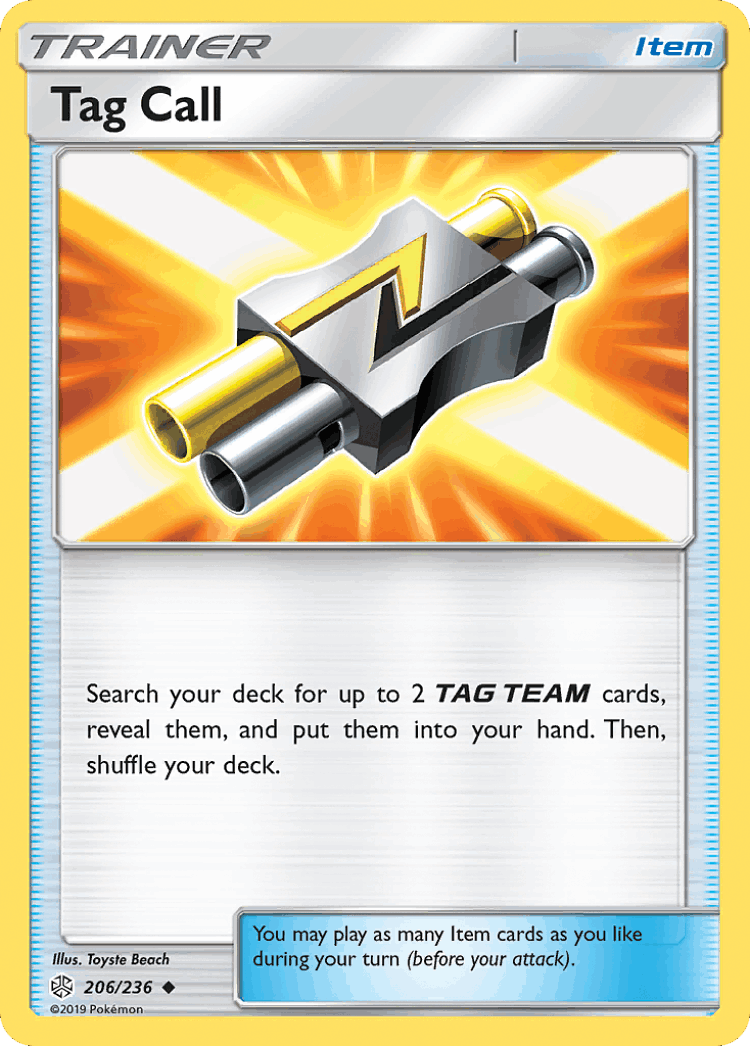 Tag Call #206 from Cosmic Eclipse - Uncommon - Illustrated by Toyste Beach