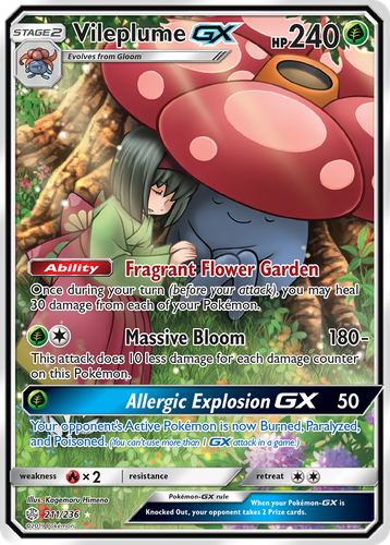 Vileplume-GX 211, Cosmic Eclipse