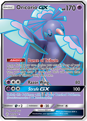 Oricorio-GX 217, Cosmic Eclipse
