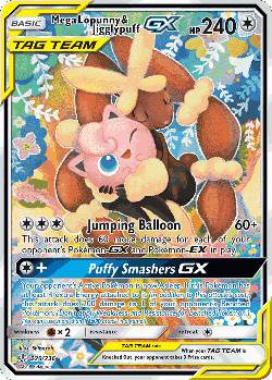 Mega Lopunny & Jigglypuff-GX 226, Cosmic Eclipse