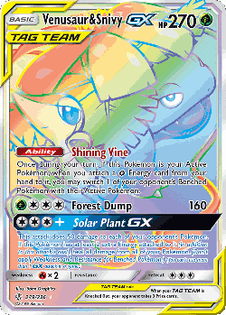Venusaur & Snivy-GX 249, Cosmic Eclipse