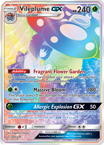 Vileplume-GX 250, Cosmic Eclipse