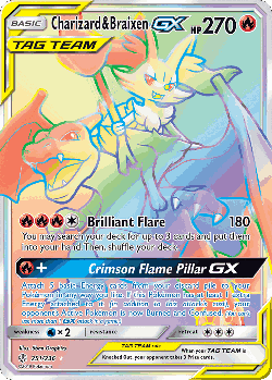 Charizard & Braixen-GX 251, Cosmic Eclipse