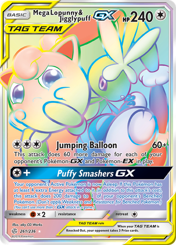 Mega Lopunny & Jigglypuff-GX 261, Cosmic Eclipse