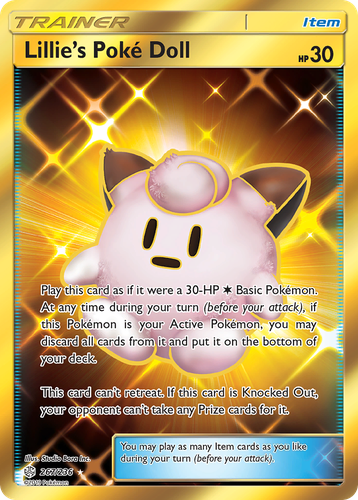 Lillie's Poké Doll #267 from Cosmic Eclipse - Rare Secret - Illustrated by Studio Bora Inc.