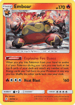 Emboar 33, Cosmic Eclipse