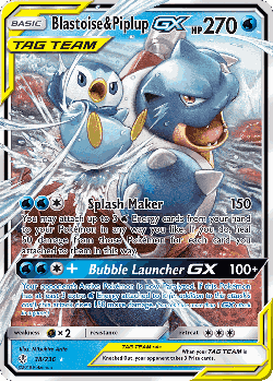 Blastoise & Piplup-GX 38, Cosmic Eclipse