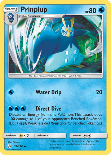 Prinplup 55, Cosmic Eclipse