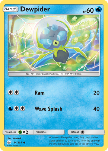 Dewpider #64 from Cosmic Eclipse - Common - Illustrated by Shibuzoh.