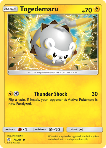 Togedemaru 74, Cosmic Eclipse