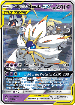 Solgaleo & Lunala-GX card art