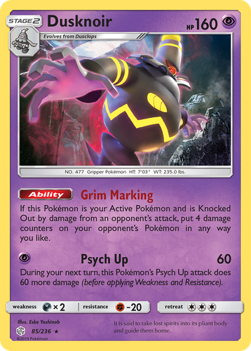Dusknoir 85, Cosmic Eclipse