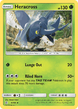 Heracross Pokémon TCG card art