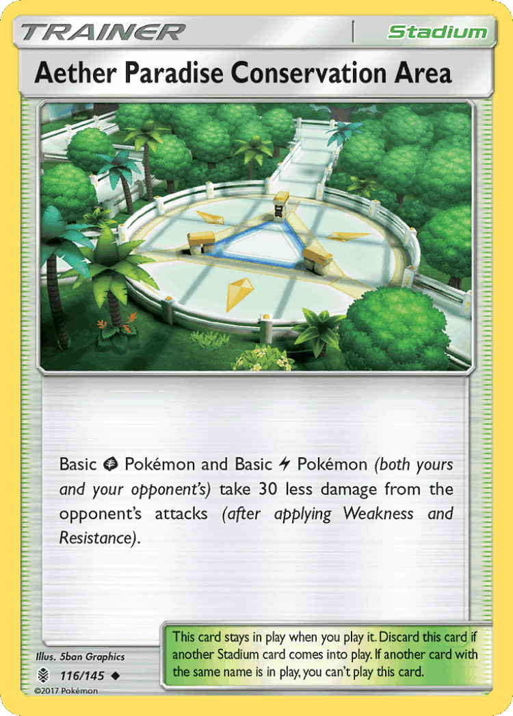 Aether Paradise Conservation Area #116 from Guardians Rising - Uncommon - Illustrated by 5ban Graphics