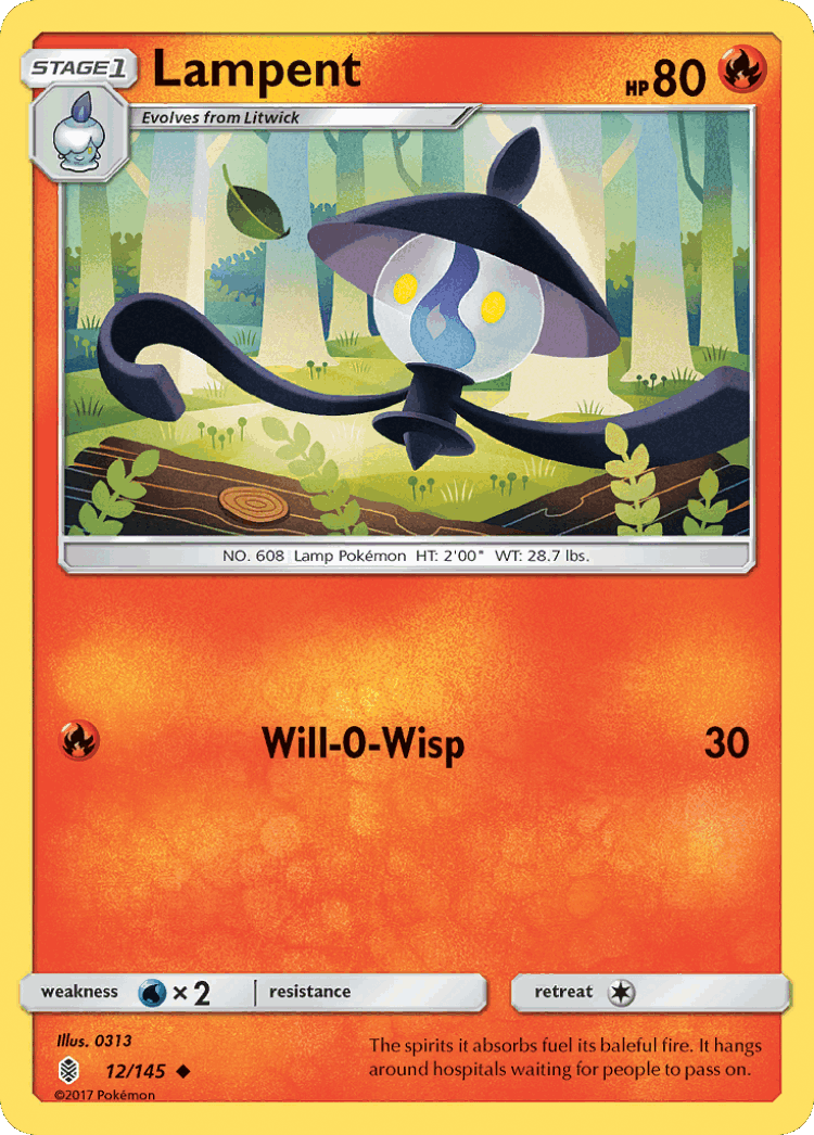 Lampent #12 from Guardians Rising - Uncommon - Illustrated by 0313