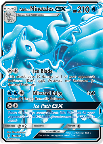 Alolan Ninetales-GX 132, Guardians Rising