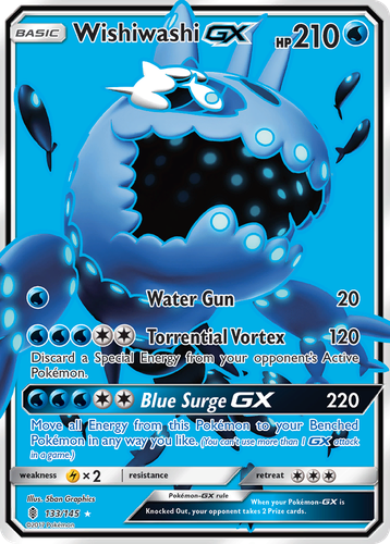 Wishiwashi-GX 133, Guardians Rising
