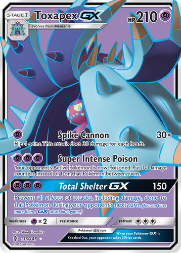 Toxapex-GX 136, Guardians Rising