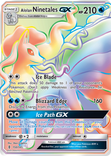 Alolan Ninetales-GX 150, Guardians Rising
