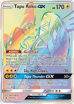 Tapu Koko-GX 153, Guardians Rising