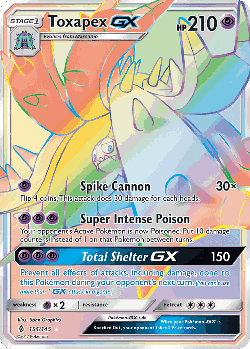Toxapex-GX 154, Guardians Rising