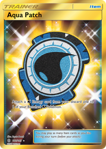 Aqua Patch #161 from Guardians Rising - Rare Secret - Illustrated by Toyste Beach