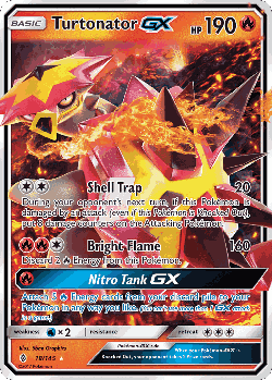 Turtonator-GX Pokémon TCG card art