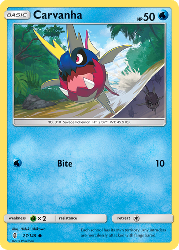 Carvanha #27 from Guardians Rising - Common - Illustrated by Hideki Ishikawa
