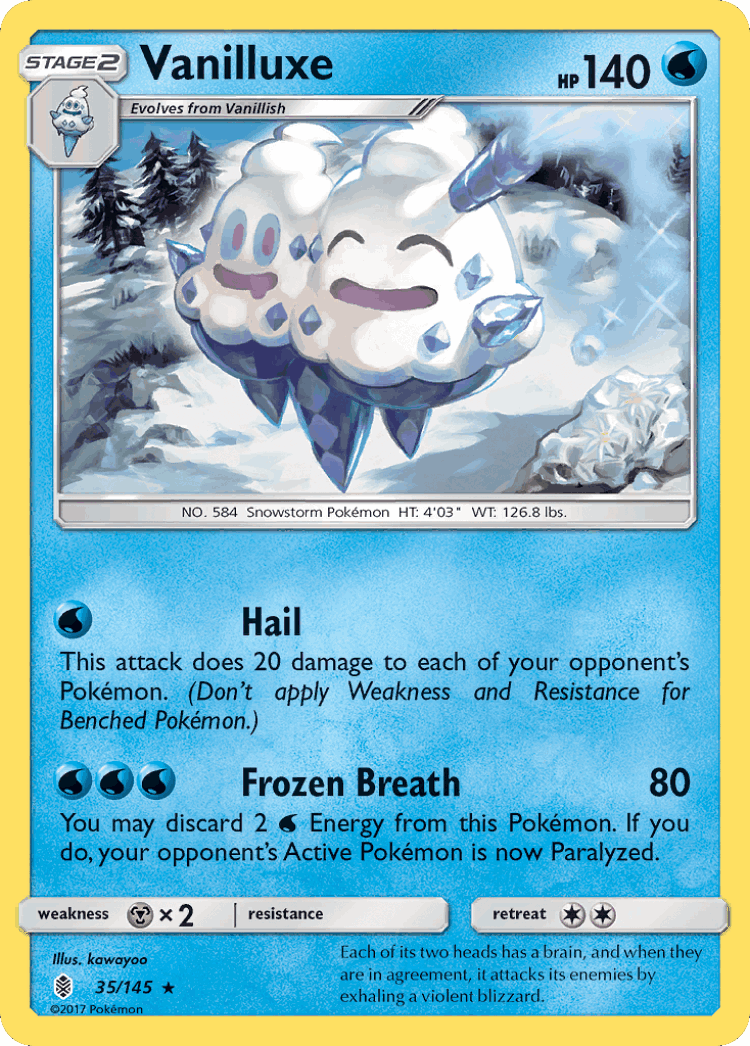 Vanilluxe #35 from Guardians Rising - Rare - Illustrated by kawayoo