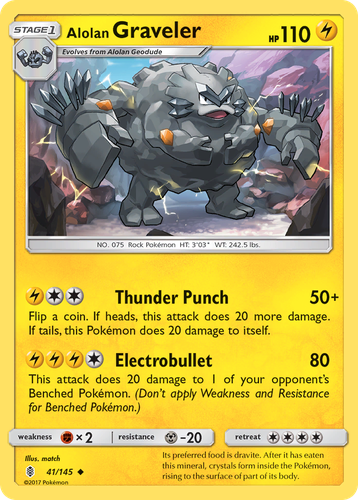 Alolan Graveler 41, Guardians Rising