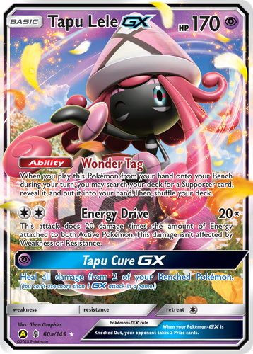 Tapu Lele-GX 60, Guardians Rising