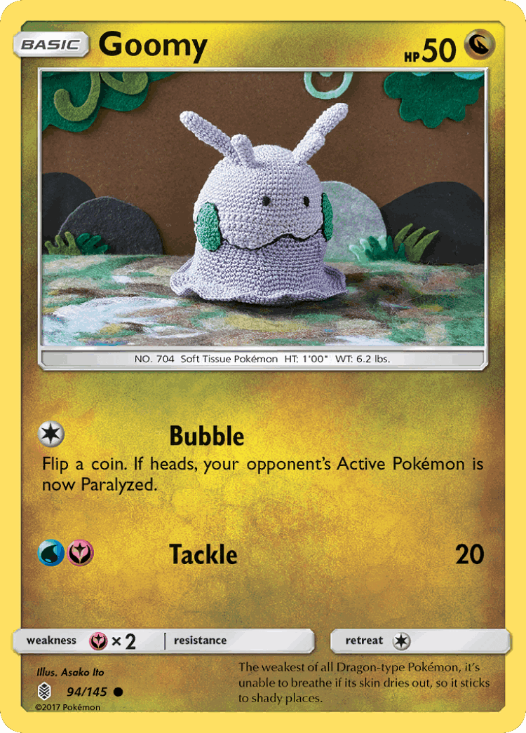 Goomy #94 from Guardians Rising - Common - Illustrated by Asako Ito