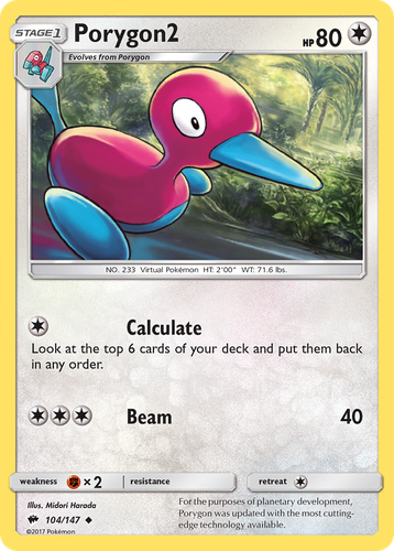 Porygon2 104, Burning Shadows