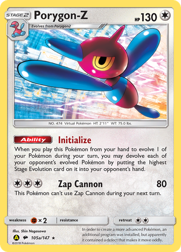 Porygon-Z 105, Burning Shadows