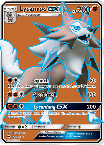 Lycanroc-GX 136, Burning Shadows