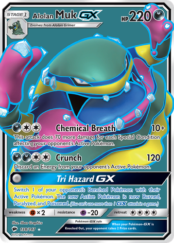 Alolan Muk-GX 138, Burning Shadows