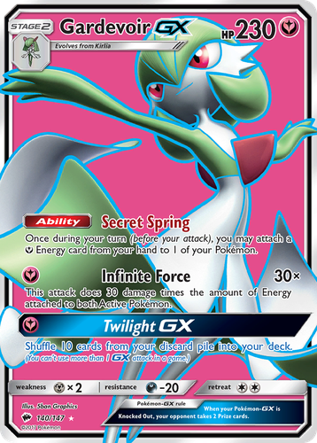 Gardevoir-GX 140, Burning Shadows