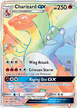 Charizard-GX card art