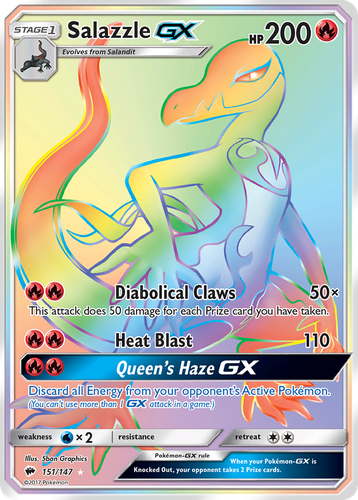 Salazzle-GX 151, Burning Shadows
