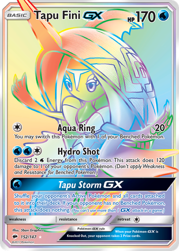 Tapu Fini-GX 152, Burning Shadows