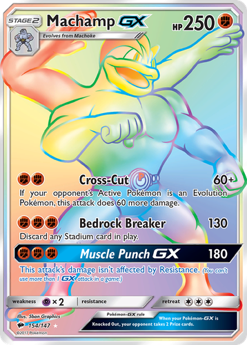 Machamp-GX 154, Burning Shadows