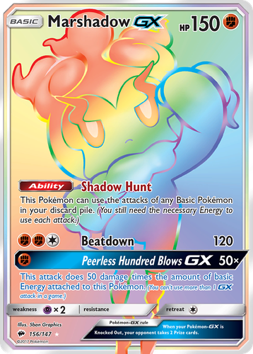 Marshadow-GX 156, Burning Shadows