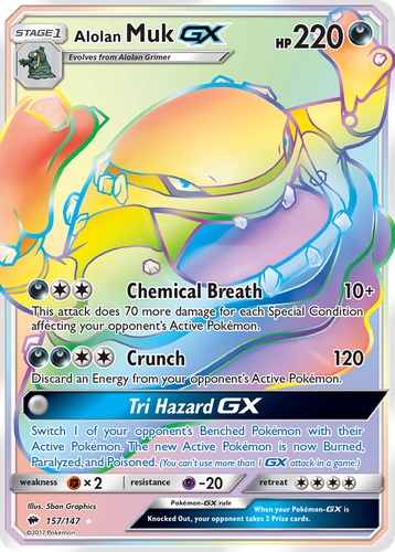 Alolan Muk-GX 157, Burning Shadows