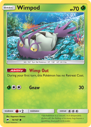 Wimpod #16 from Burning Shadows - Common - Illustrated by Kagemaru Himeno