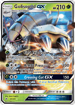 Golisopod-GX Pokémon TCG card art